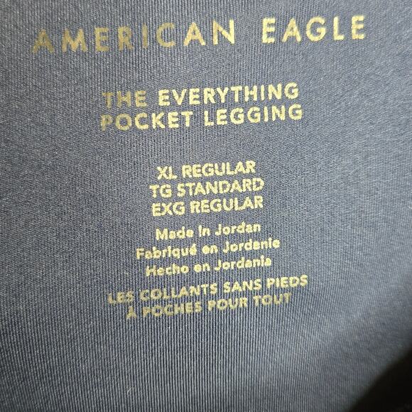 AMERICAN EAGLE Navy The Everything Pocket Legging Full Length Size XL - Picture 6 of 6